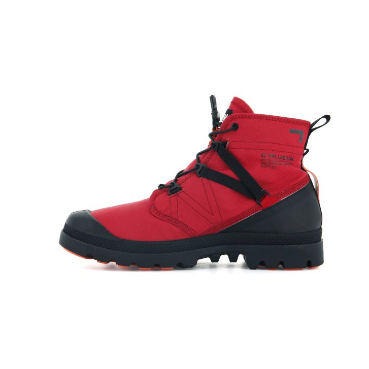 Bottes Palladium Pampa Travel Lite+ Imperméables Homme Rouge | FR LTG465R